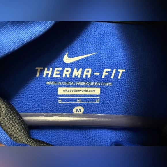 Nike Royal Blue Hoodie Boy’s Medium Sweatshirt 0106 - Picture 9 of 9